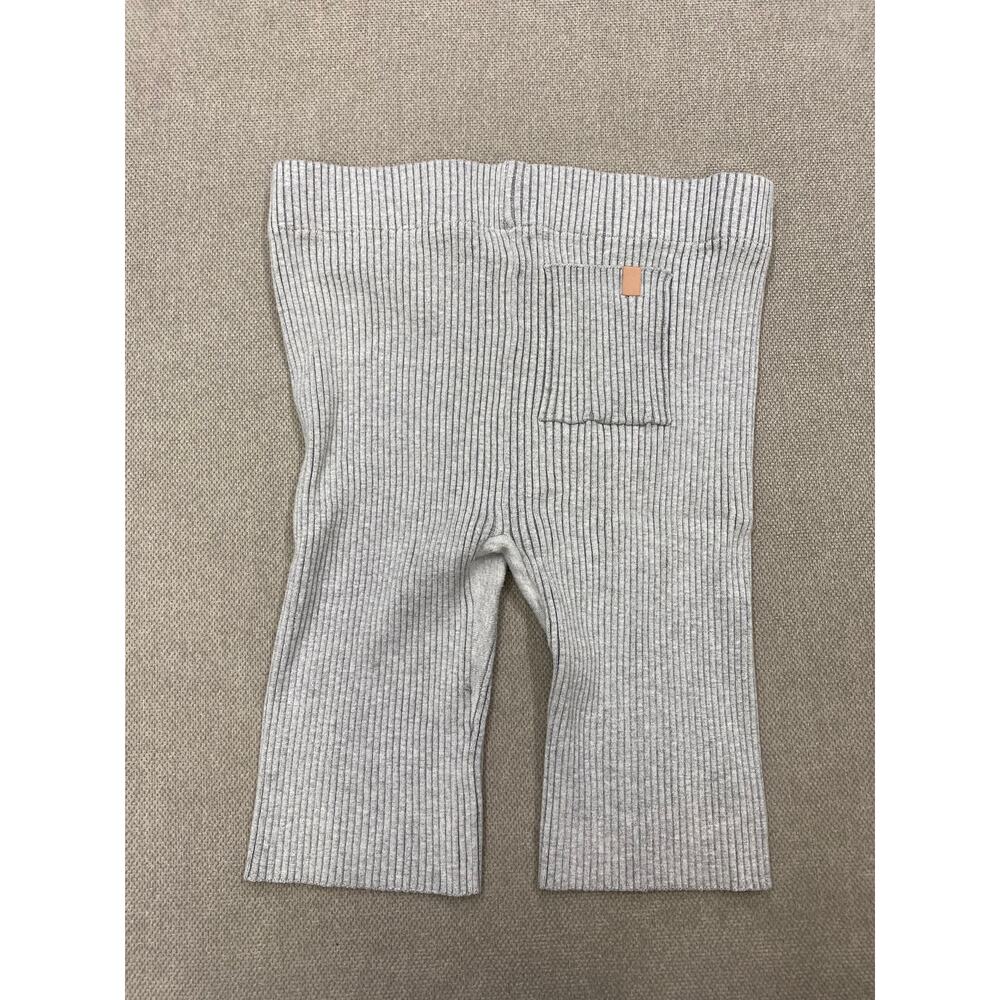 Lunya Cozy Cotton Silk Ribbed Bike Short, Womens, Large, Heather Gray - Picture 2 of 5